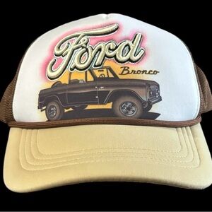 Ford Bronco Retro Air Brush Adjustable Hat
